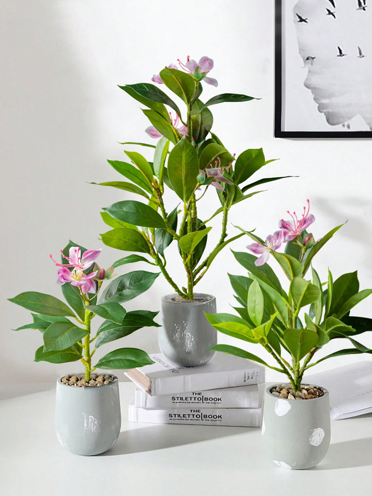 Rubber Plant Ficus - 21-40cm Sztuczne rośliny azalii Sztuczne drzewo