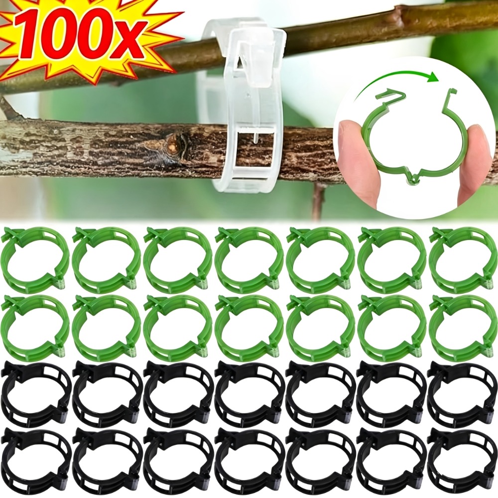 Plant Parent Tools - 100/10 SZT. Klipsy do podpierania roślin,