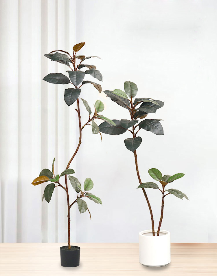 Sztuczna roślina doniczkowa z  – Rubber Plant Ficus recenzja i cena
