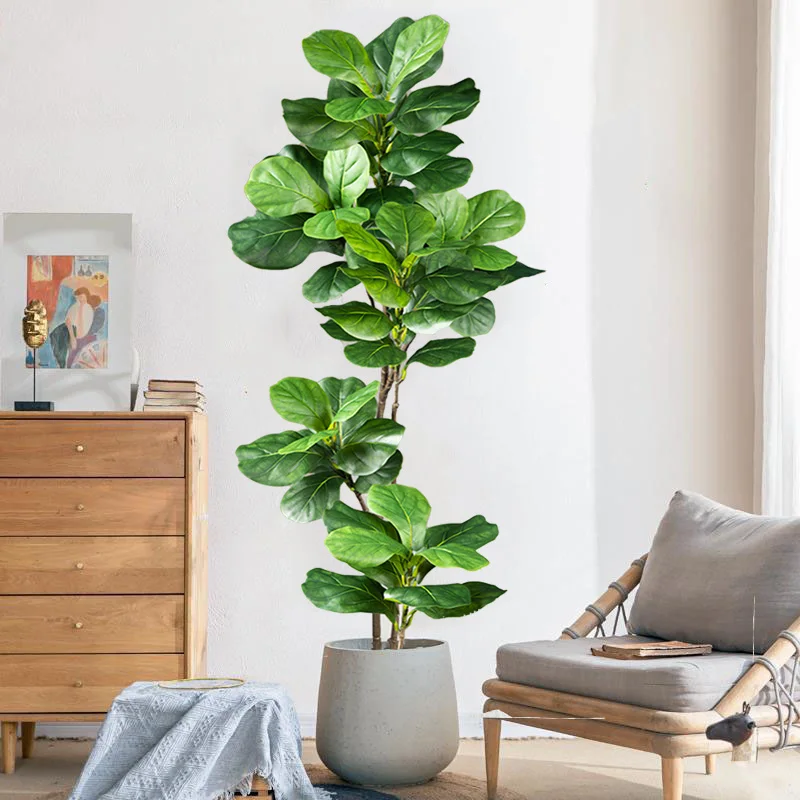 Sztuczny drzewko figowe o wyso – Rubber Plant Ficus recenzja i cena