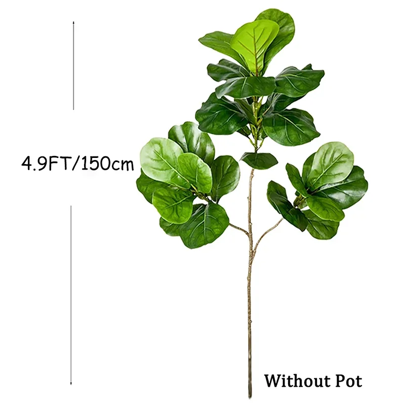Sztuczny drzewko figowe o wyso – Rubber Plant Ficus recenzja i cena